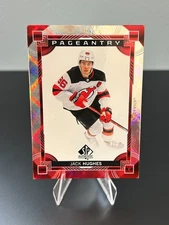 2024-25 SP Authentic: Jack Hughes -Pageantry #P-50 - RED PARALLEL - COLOR MATCH!