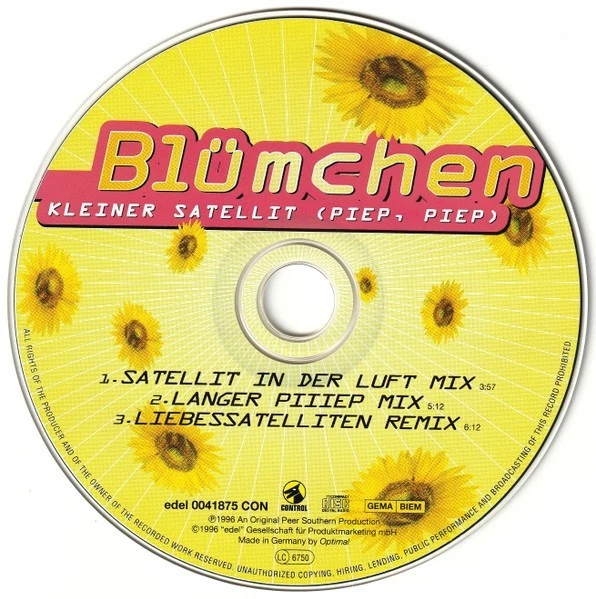 Blümchen - Kleiner Satellit (1996) [Maxi-CD] akzeptabel (0722) - Bild 4 von 4