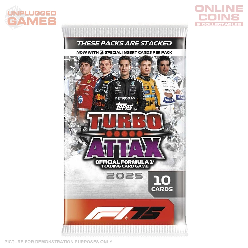 F1 Turbo Attax 2025 Cards - BOX of 24 - Image 2 of 2