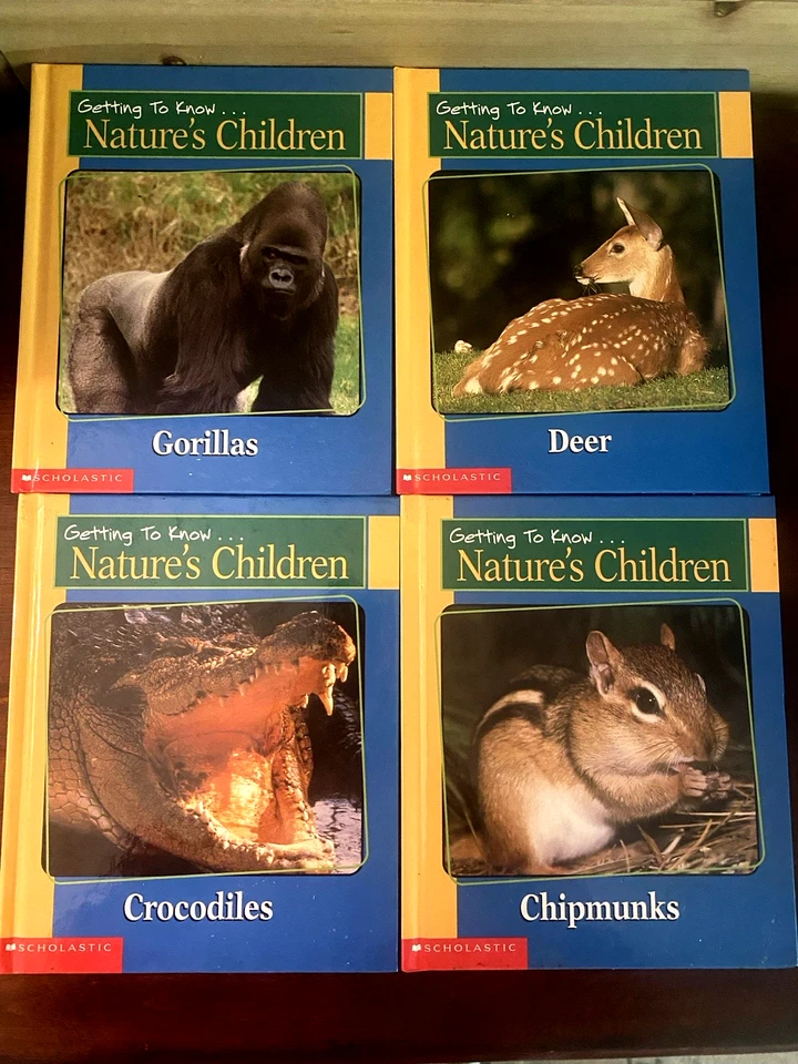 Lot 24 • Getting to Know Nature's Children Series • Scholastic • HC • Excellent - Image 2 of 4