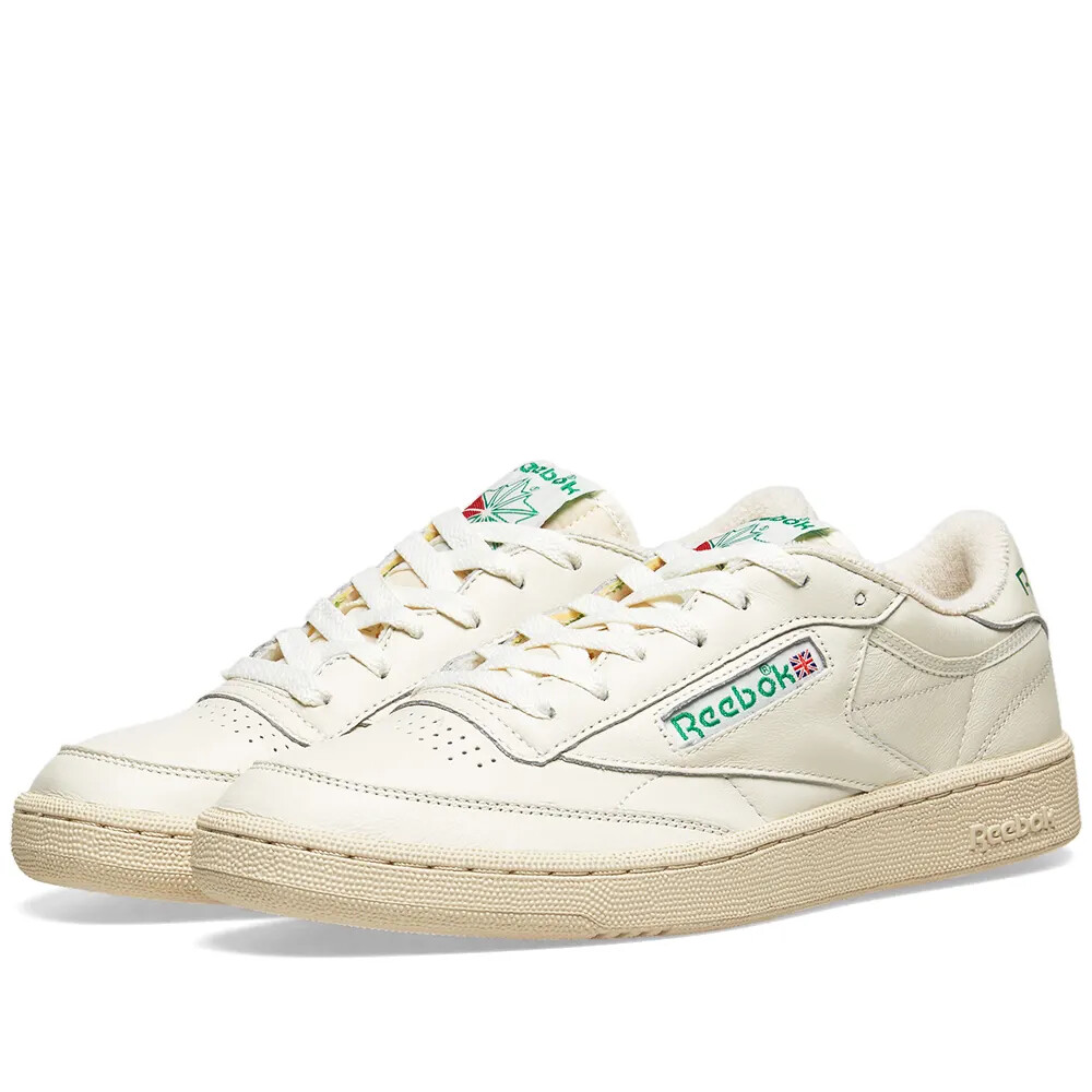 REEBOK CLUB 85 VINTAGE &#039;CHALK&#039; GREEN MEN&#039;S US SIZING BRAND NEW W/ V67899 |