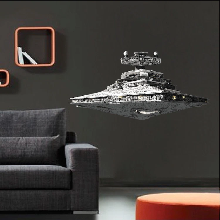 Calcomanía Star Wars Destructor de Flota Imperial Calcomanía Destructor Estelar Calcomanía Adhesiva, s24 Foto 3 de 4