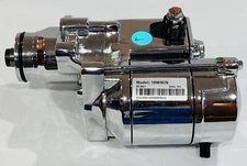 DB Electrical Chrome Starter For Select Harley Davidson 31621-06, 31621-06A