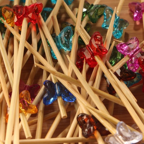 3.9" Butterfly Skewers - Picture 5 of 14