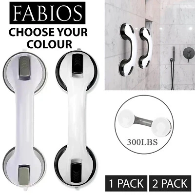 1-2 PCS Bathroom Support Grab Handle Bath Shower Safety Suction Grip Hand Rail