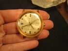 Vintage 1971 Men's Timex Viscount Automatic Watch #46560 3271 Great Britain Dial