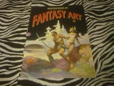 Masterpieces Of Fantasy Art Vintage Paperbackook - Used With Some Damage
