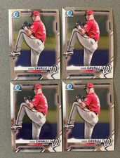 4x Lot 2021 Bowman Chrome Prospects Baseball MLB #BCP-99 Cade Cavalli Base Card