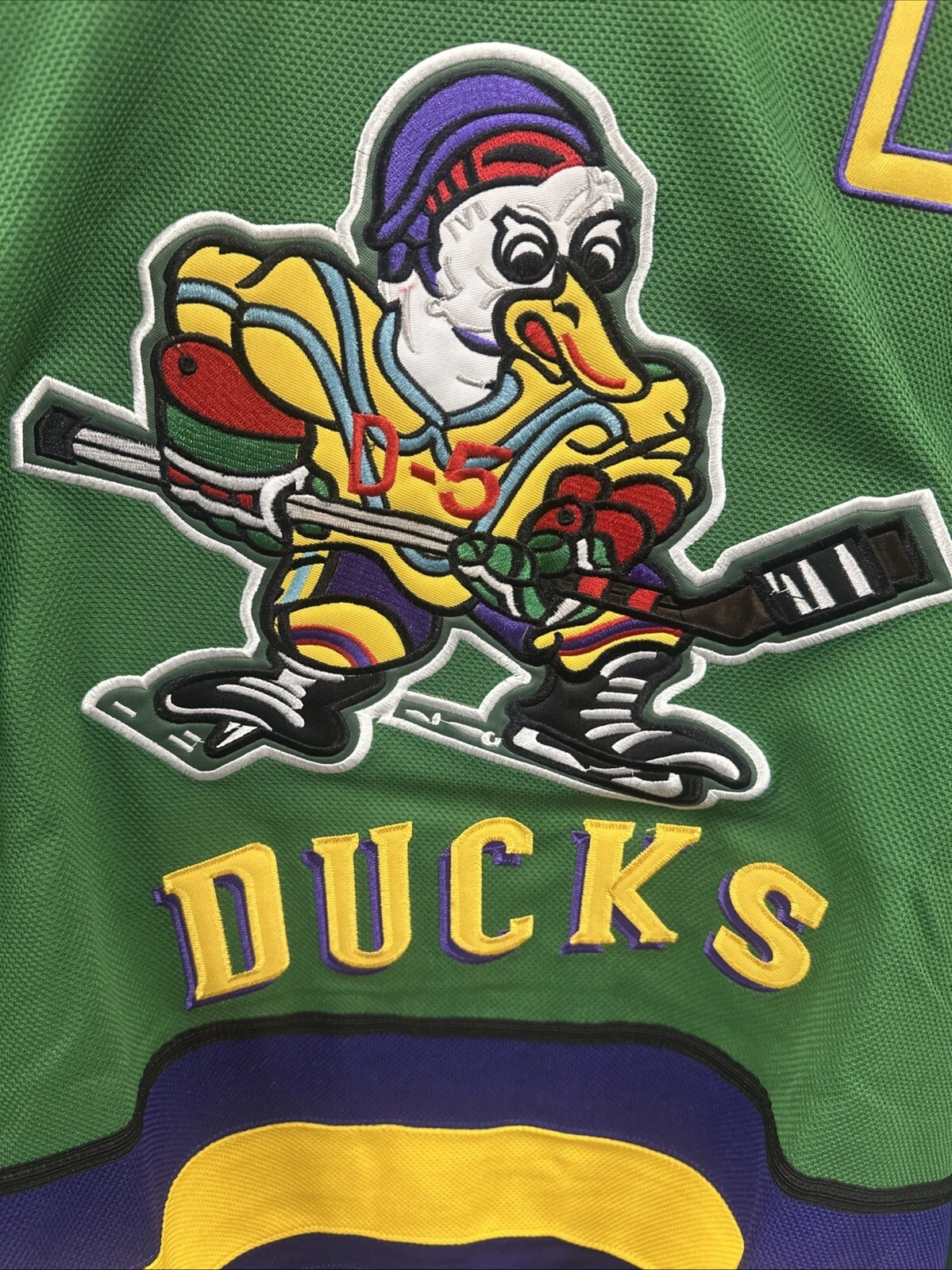 D-5 Mighty Ducks #96 Charlie Conway Hockey Jersey Movie