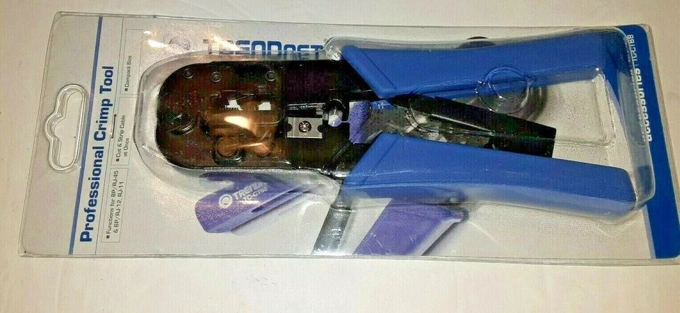 TRENDnet Crimping Tool 8P/Rj-45 & 6P/Rj-12 Rj-11 Crimp Cut & Strip Tool TC-CT68 - Image 2 of 3
