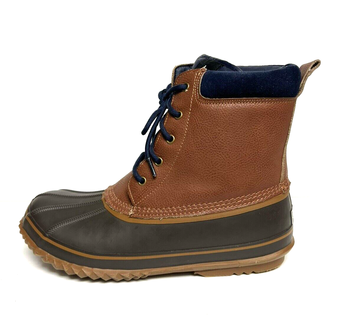 London Fog Mens Ashford Waterproof Boot Brown Size 12 M