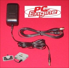 9V AC Adapter + 6Ft AV Cable + RF TV Adapter for Japanese NEC PC Engine NEW