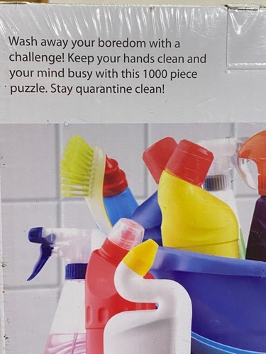 Funwares Desinfizieren & Sterilisieren Stay Quarantine Clean - 1000 Teile Puzzle - Bild 7 von 7