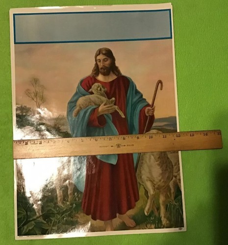 Vintage ~ 1956 ~ Litho Prints ~ Superior Calendar ~ Religious ~ 12"x16.75 ~ 4 - Picture 10 of 12