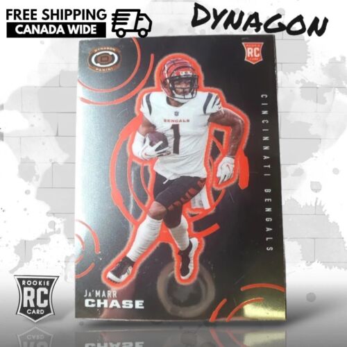 Ja'Marr Chase Rookie 2021 Panini Chronicles Dynagon Cincinnati Bengals RC #D-9 - Picture 1 of 3