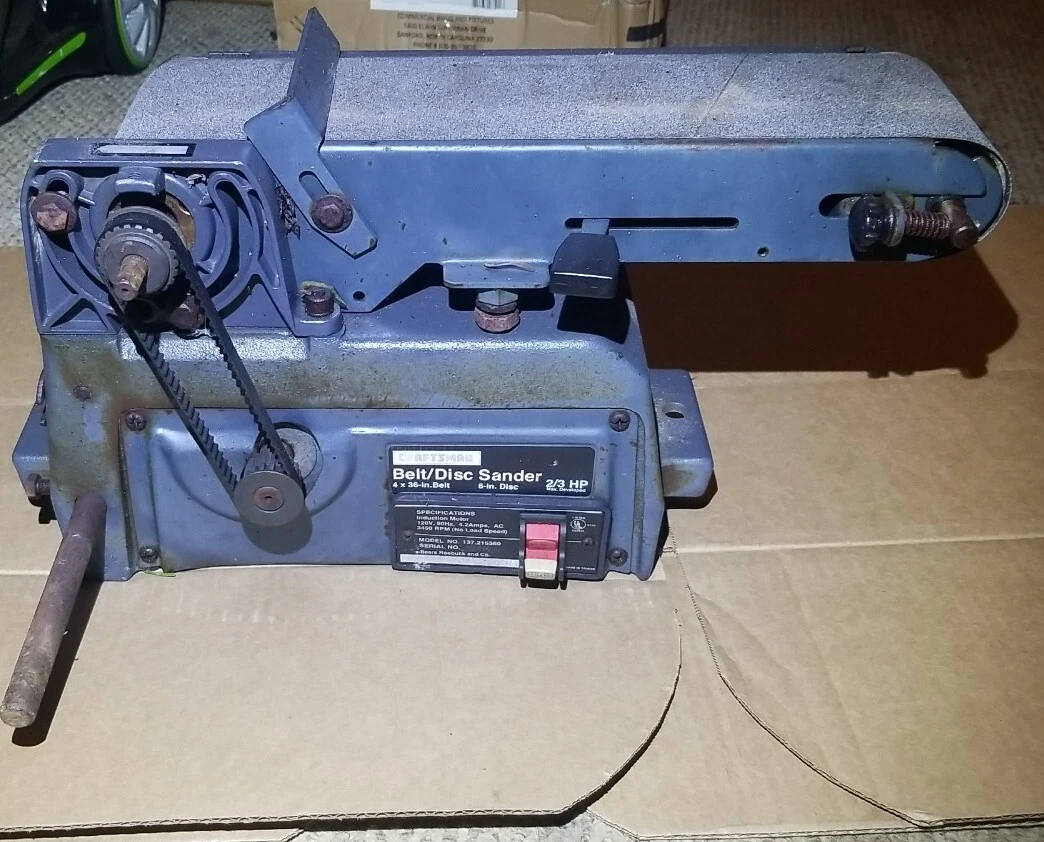 Craftsman Belt Disc Sander 4 X 36 in. Belt 6 in. Disc 2 3HP