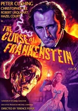 The Curse of Frankenstein 1957 Peter Cushing Movie Poster Wall Art B3 B4 Horror