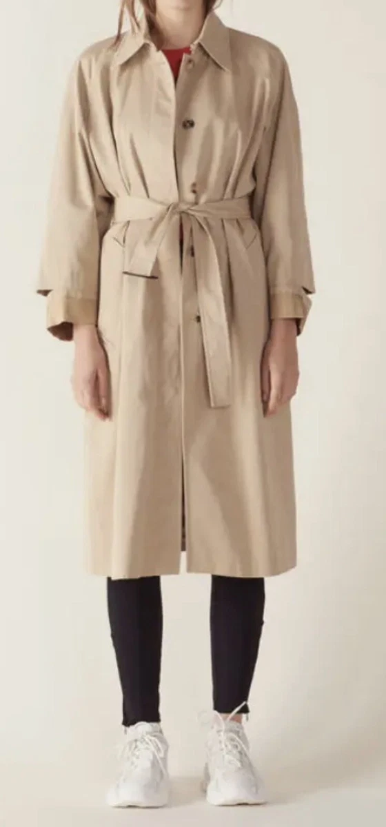 Sandro long belted coat sale