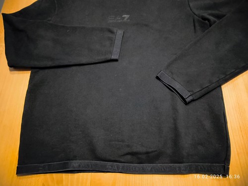 ARMANI EA7 Sweater L schwarz Achselweite: 54cm - Bild 3 von 12