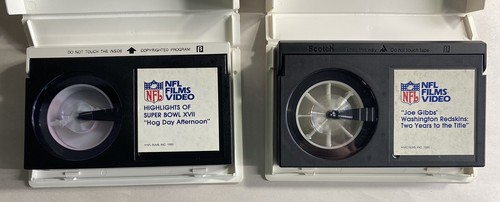 2 NFL FILMS SUPER BOWL XVII 17 HOG DAY AFTERNOON & Joe Gibbs 1982-83 BETA II - Picture 2 of 4