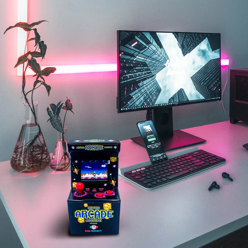 Retro Arcade Spielzeug  Retro Mini Arcade Machine - inklusive 240 x 8-Bit - Bild 4 von 4