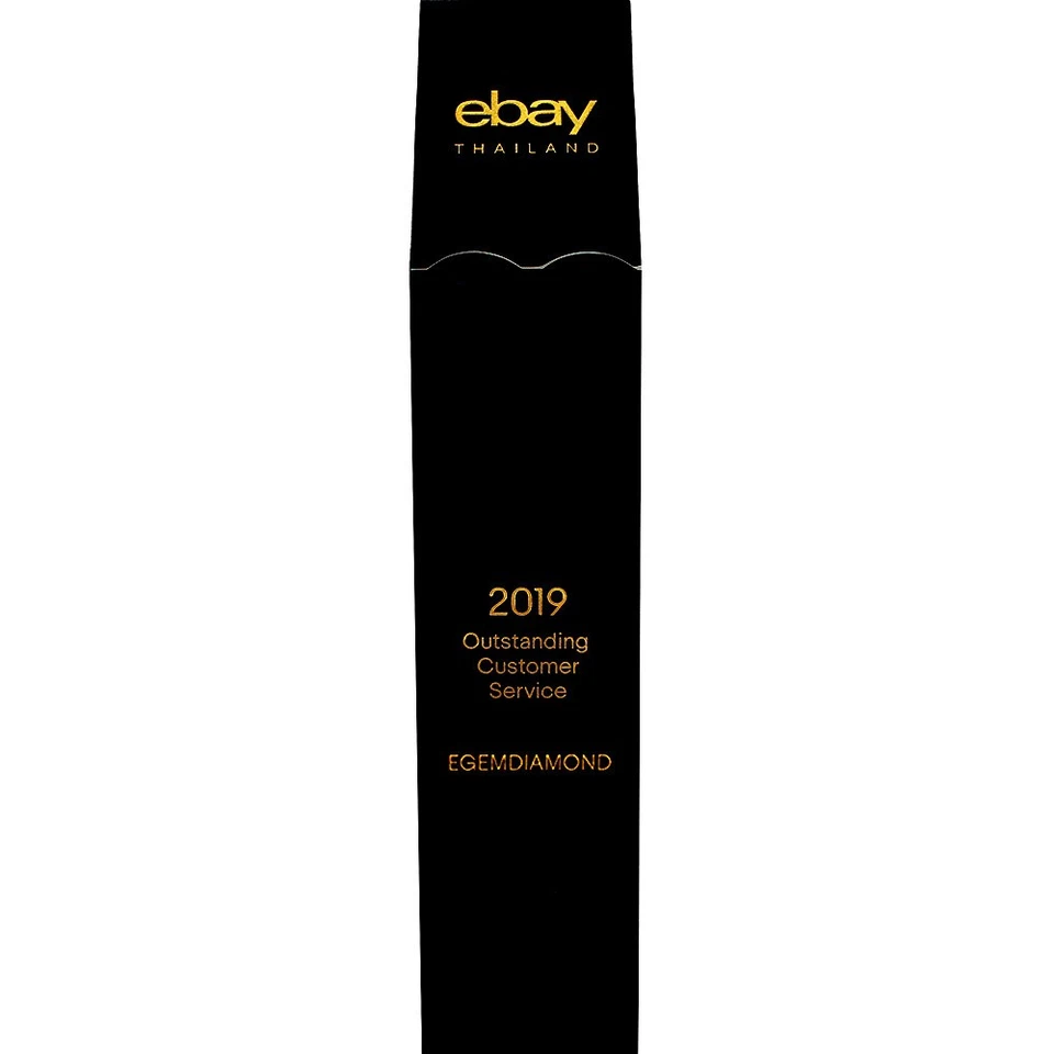 Anello in argento sterling 925 rotondo AAA bianco smalto simulato gemma gioielli - Immagine 4 di 4