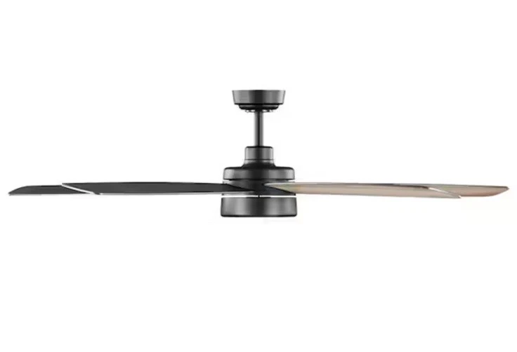 Home Decorators Driskol 60 in. Matte Black Smart Ceiling Fan w/ Light & Remote - Image 3 of 4