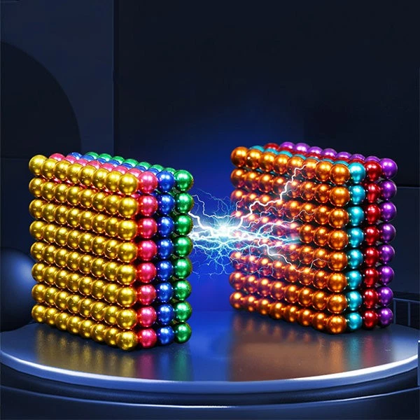 216 Stk 5mm Anti Stress Magnete Stresskiller Bunt kugeln Technik Gadget DHL - Bild 2 von 4