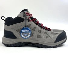 Columbia Redmond III Mid Mens 11.5 Wide Boots Hiking Gray Waterproof BI0168-006