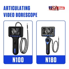 🔥2025 New Industrial Articulating Borescope Endoscope Inspection Camera 6.25mm