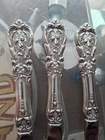 3 Reed &Barton Mirrorstele Sterling Silver Handle Stainless Sharp Tip.  3 Lot.