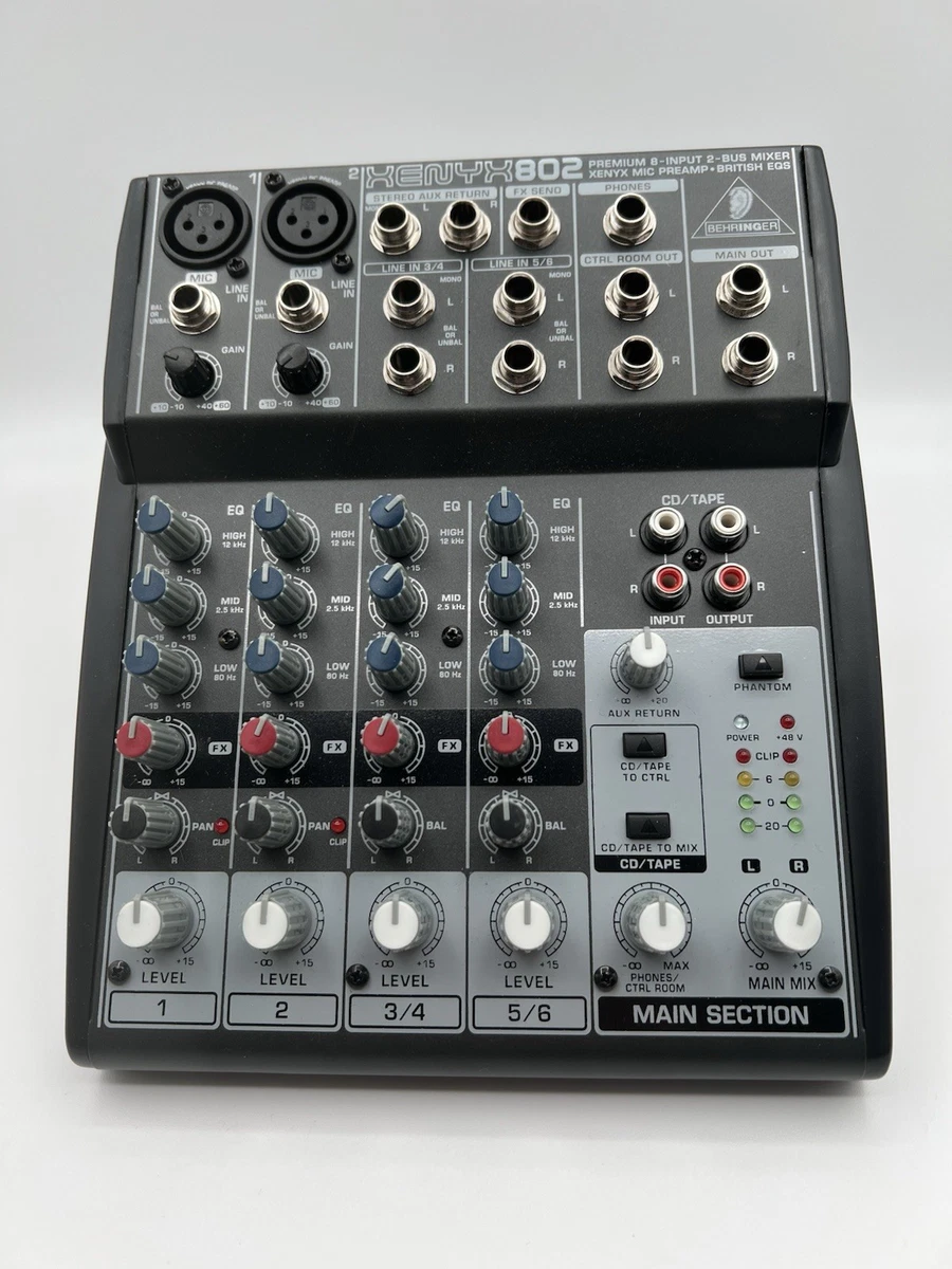 Behringer Xenyx 802 Mixer for sale - eBay