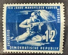 DDR Mi.-No. 273 Postfrisch 750 Years Mansfeld Copper Mining 1950