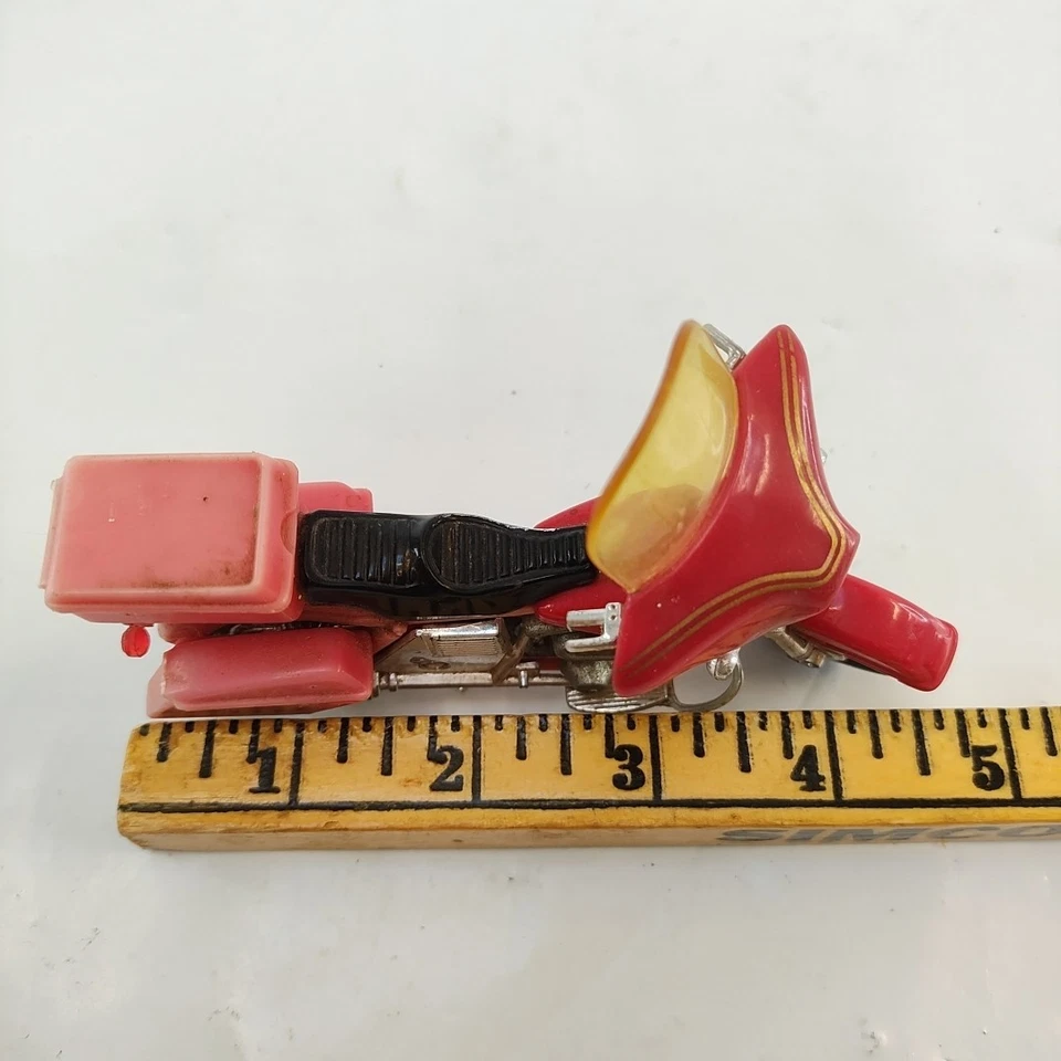 De colección Matchbox Rojo Harley-Davidson 4.5" Juguete Motocicleta Pastel Topper Bicicleta de Carretera Foto 4 de 4