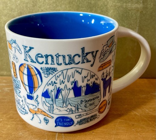 Starbucks Kentucky Been There Series Collection Tazza da caffè 14 oz Bluegrass