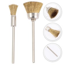  4pcs ongles perceuse bits de cuivre fil brosse nettoyant pince forage bits