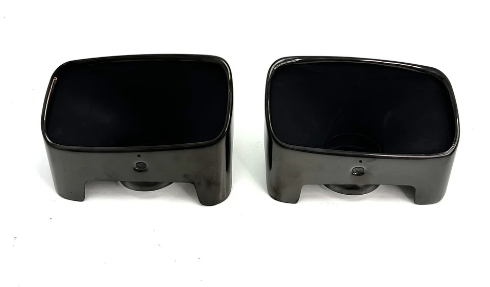 Puntas de escape 2015-2023 punta de tubo de escape negro 304 acero inoxidable izquierda y derecha Foto 3 de 4