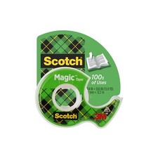Scotch  Magic Tape 122, 3/4 in x 650 in x na in 19 mm x 16,5 m 