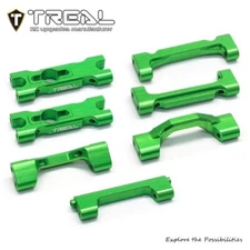 Losi MINI LMT Treal Machined Aluminum 7pc Chassis Brace Set - Green
