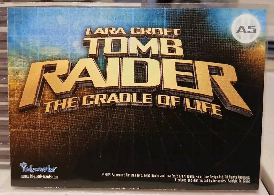 Lara Croft Tomb Raider the Cradle Of Life Simon Yam A5 Autograph as Chen Lo 💥🔥 - Image 2 of 2