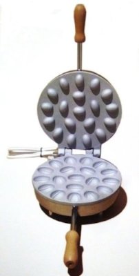 Biscottiera Elettrica CBE Per Ferratelle E Pizzelle - 600W, Piastre Doppie, Cromata - Foto 2