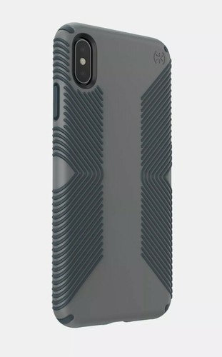 Lot of 2 Speck Presidio Grip iPhone XS Max Graphite/Charcoal Grey - Photo 6 sur 8