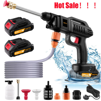 #ad Cordless Electric High Pressure Water Spray Gun Portable Car Washer Cleaner Tool $32.99