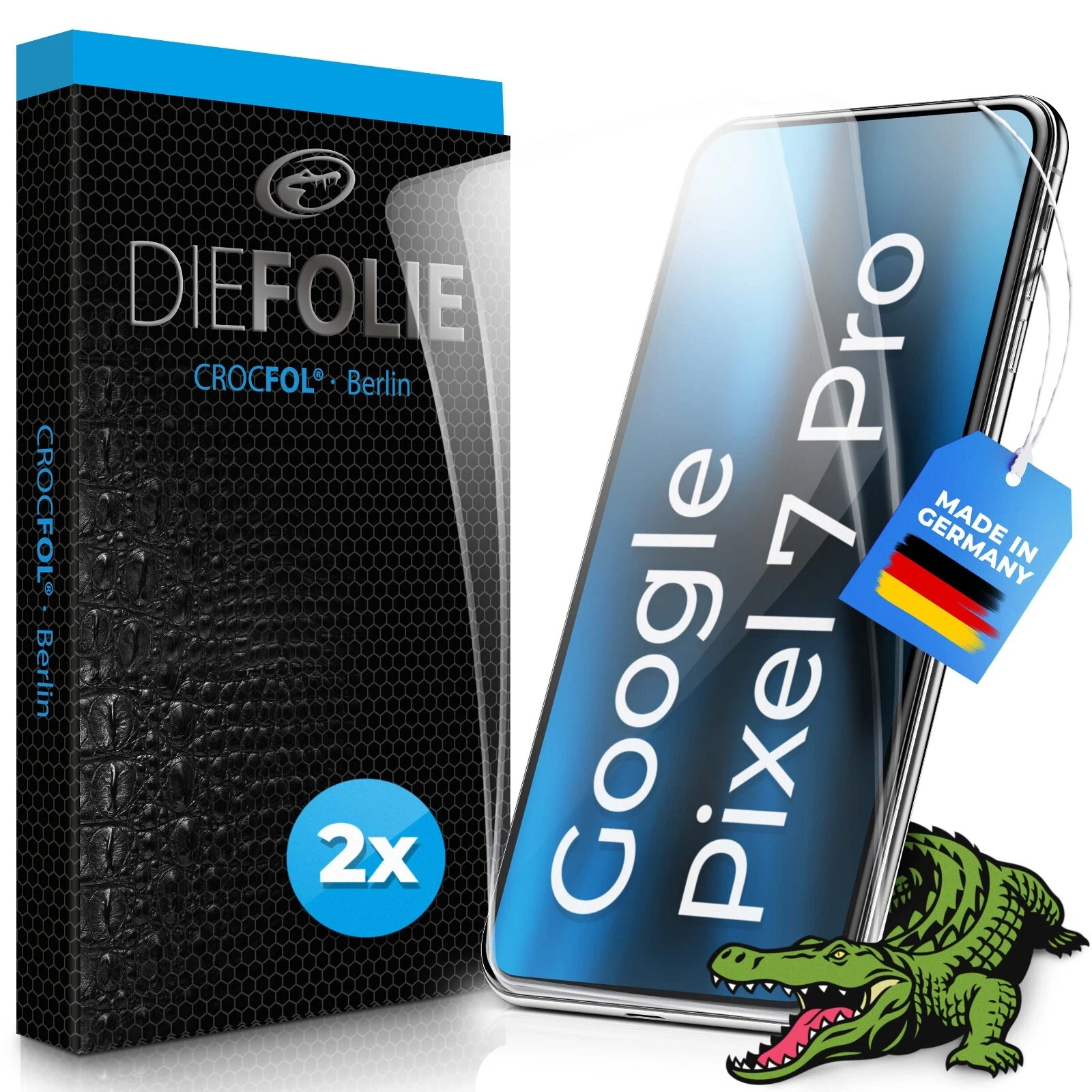 Crocfol THE FILM for Google Pixel 7 Pro - 2pcs Premium Screen Protectors