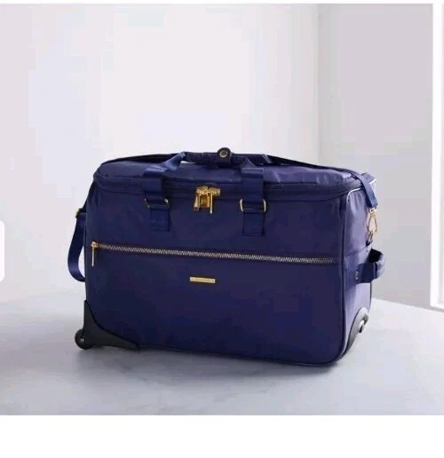 Equipaje de fin de semana Joy Eco Luxe World Traveler 5 piezas, bolso, cubos de embalaje - azul Foto 2 de 4