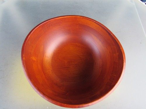 Lipper International Cherry Wood Bowl 13". New with Tag # 294 - Picture 2 of 8