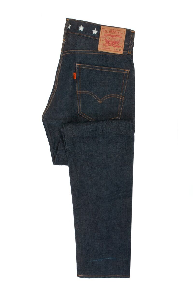 Supreme X Levi's Dark Selvedge Jeans 25988 | eBay Supreme X Levi's Dark Selvedge Jeans 25988 | eBay