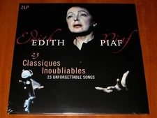 EDITH PIAF 23 UNFORGETTABLE SONGS COMPILATION 2x LP VINYL LTD GATEFOLD EU New