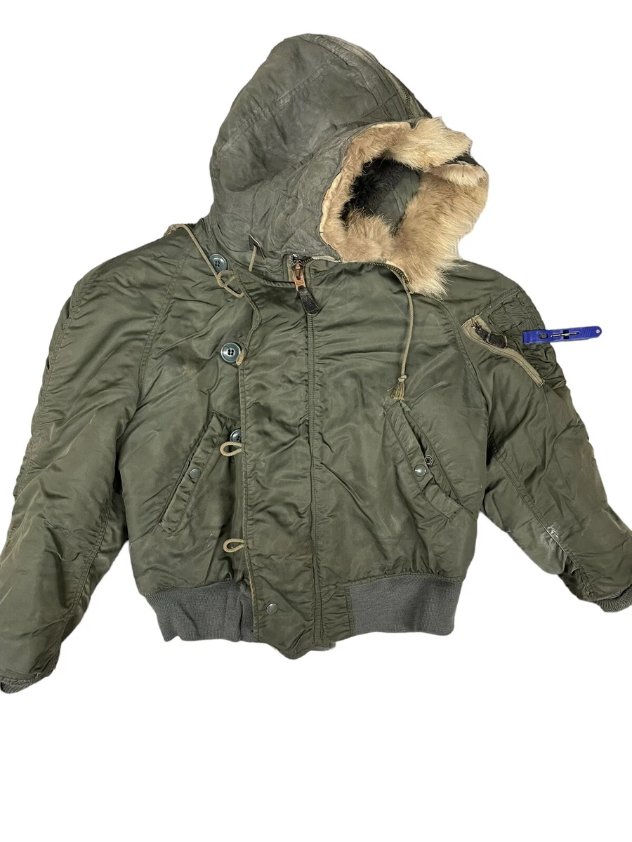 VINTAGE US ARMY PARKA E.C.W. FLIGHT JACKET MIL-J-6278E SIZE SMALL VINTAGE US ARMY PARKA E.C.W. FLIGHT JACKET MIL-J-6278E SIZE SMALL