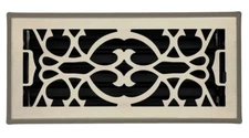 Hartford Ventilation Floor Register 4” X 10” - Victorian Vent Cover for Home